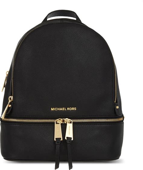 black leather backpack michael kors|Michael Kors leather backpack men.